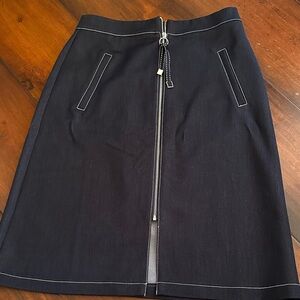 Vero Moda Navy Pencil Skirt with Zipper